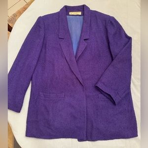 Evan Picone Woman Wool Suit Jacket 18W